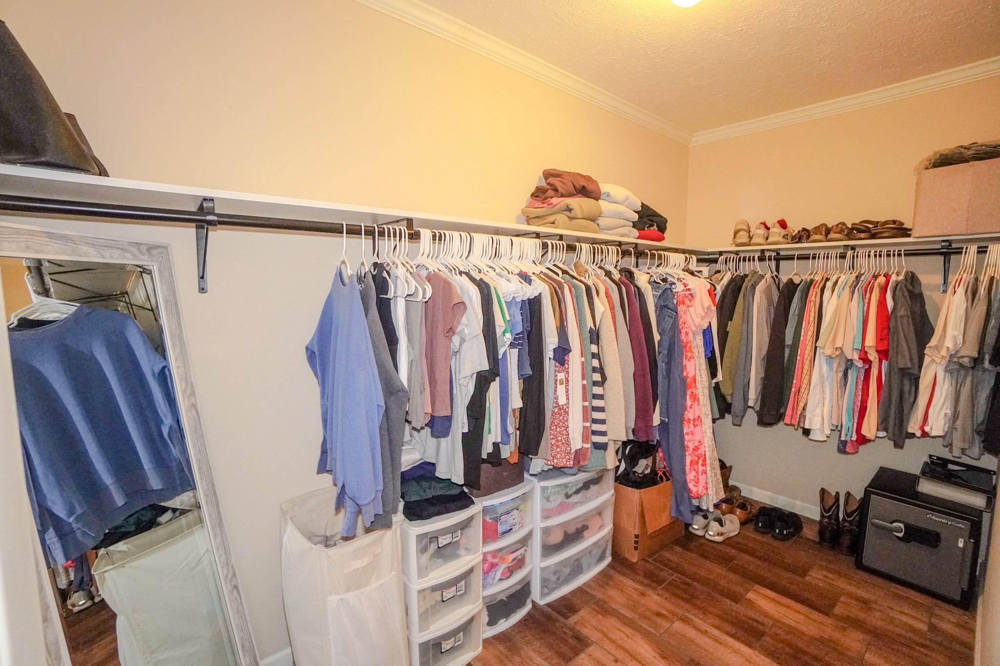 137 Hawkins Road Westmoreland, TN 37186 - Photo 60 of 71 a view of walk in closet with clothes and shoes