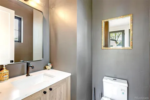 a view of dining room with furniture
