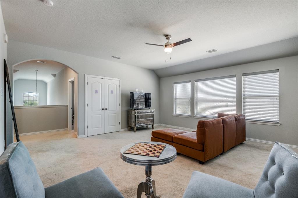 1316 Torrington Lane Forney, TX 75126 - Photo 29 of 36 a living room with furniture and a large window