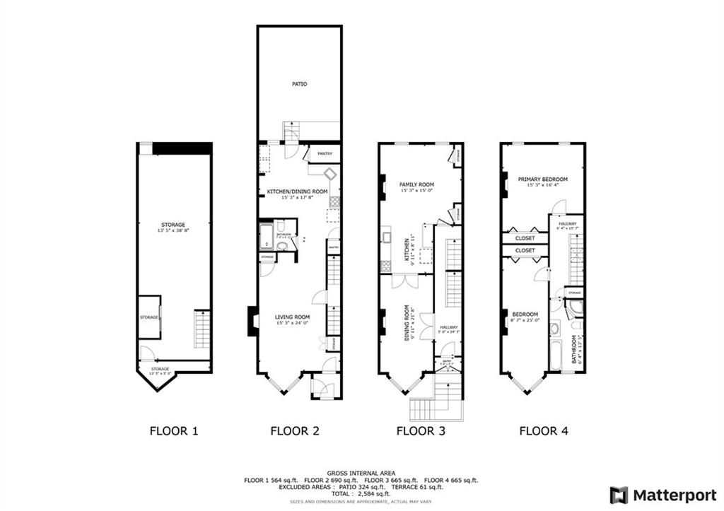 413 A 6th Avenue Brooklyn, NY 11215 - Photo 30 of 30 a picture of a floor plan