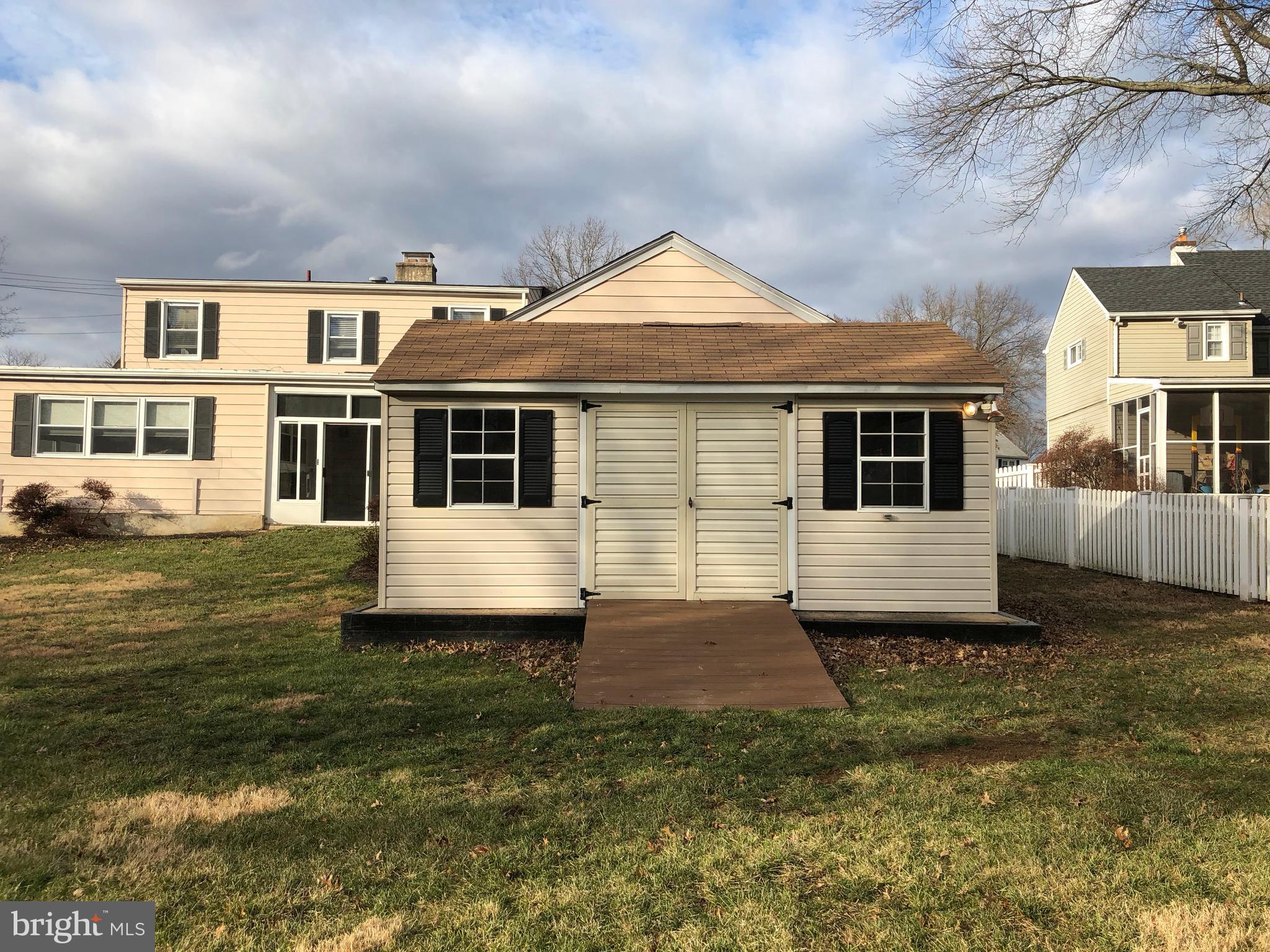 602 Burton Road Oreland, PA 19075 - Photo 46 of 47 Large Permanent Shed w/New Roof & Trex Ramp