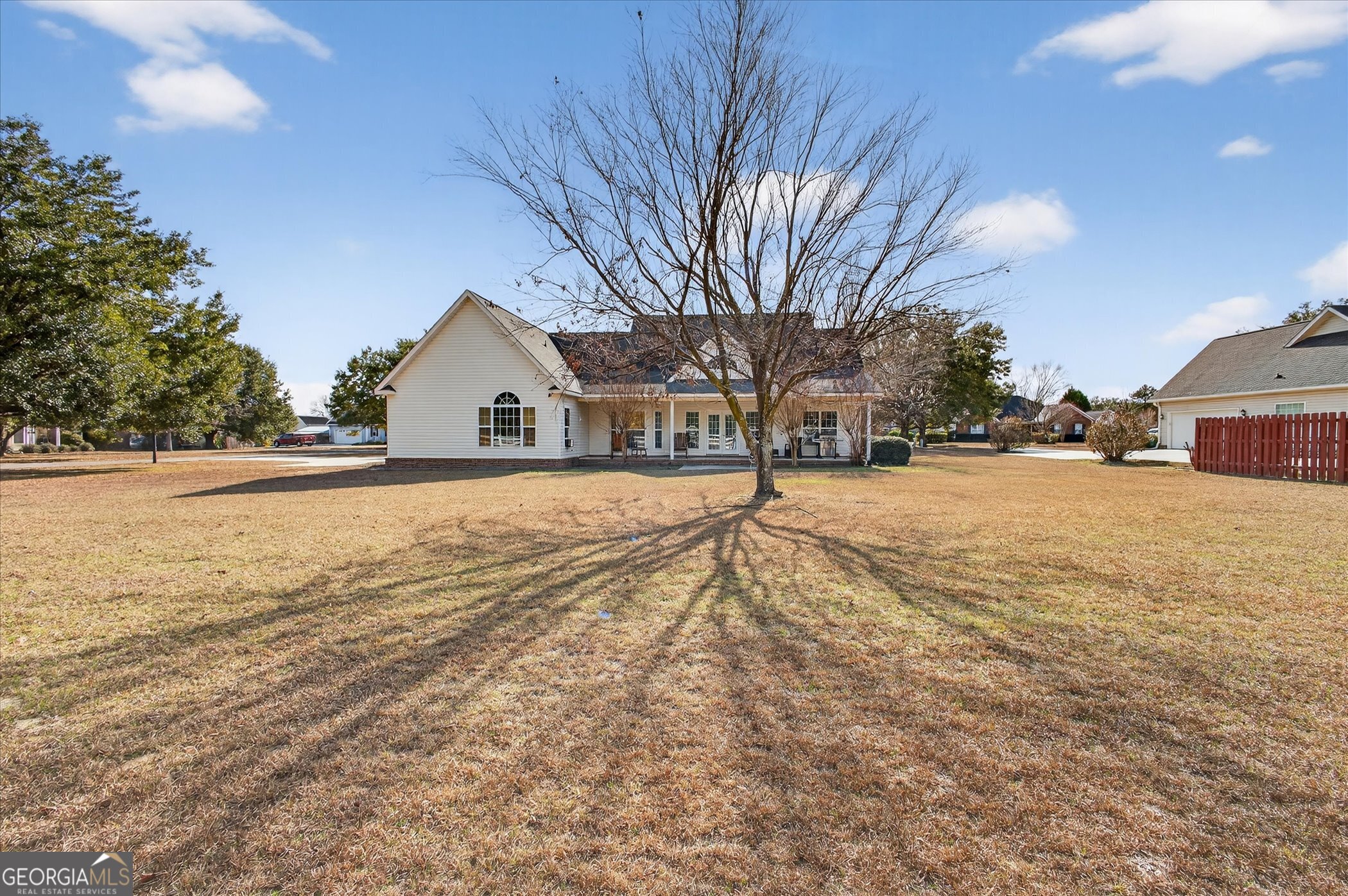1600 Colony Lane Brooklet, GA 30415 - Photo 40 of 44 a view of a yard with a house