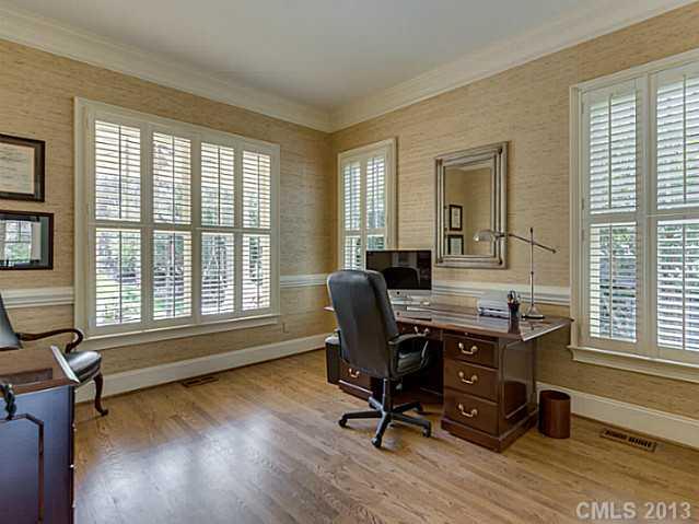 1440 Andover Road Charlotte, NC 28211 - Photo 11 of 16 a view of a workspace with furniture and a window