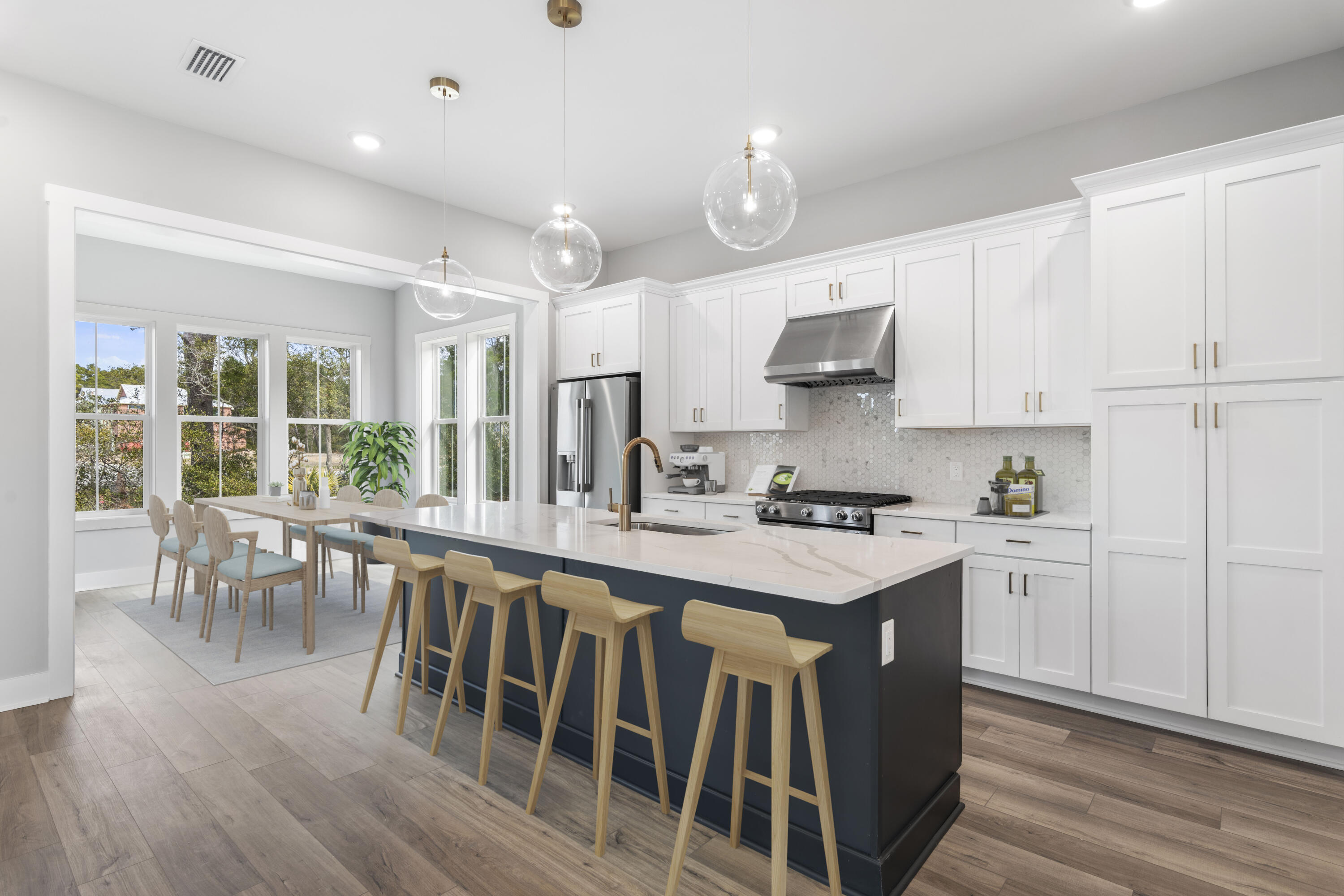 37 Cape Nautilus Ln Inlet Beach, Unit LOT 16 Inlet Beach, FL 32461 - Photo 4 of 44 Kitchen with Large Island