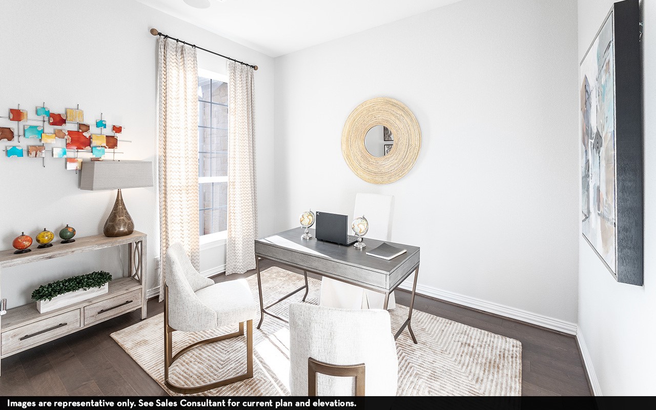 1051 Lakeland Circle Rosharon, TX 77583 - Photo 19 of 19 a view of a workspace with furniture and a window