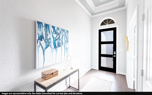 a view of front door with entryway