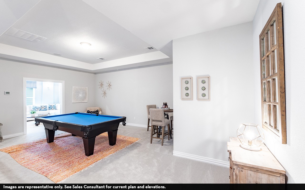 1051 Lakeland Circle Rosharon, TX 77583 - Photo 10 of 19 a room with furniture pool table and windows