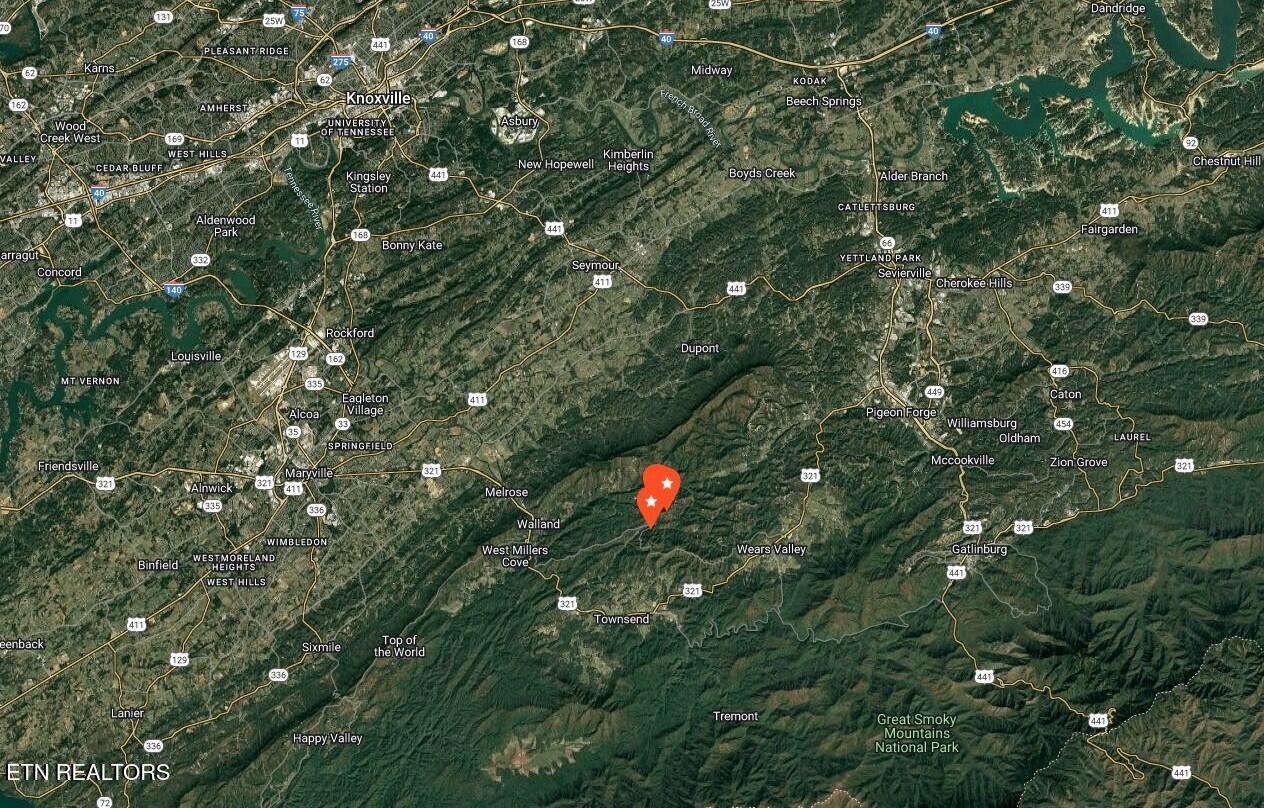 2000 East Millers Cove Road Walland, TN 37886 - Photo 57 of 60 Location Area Map