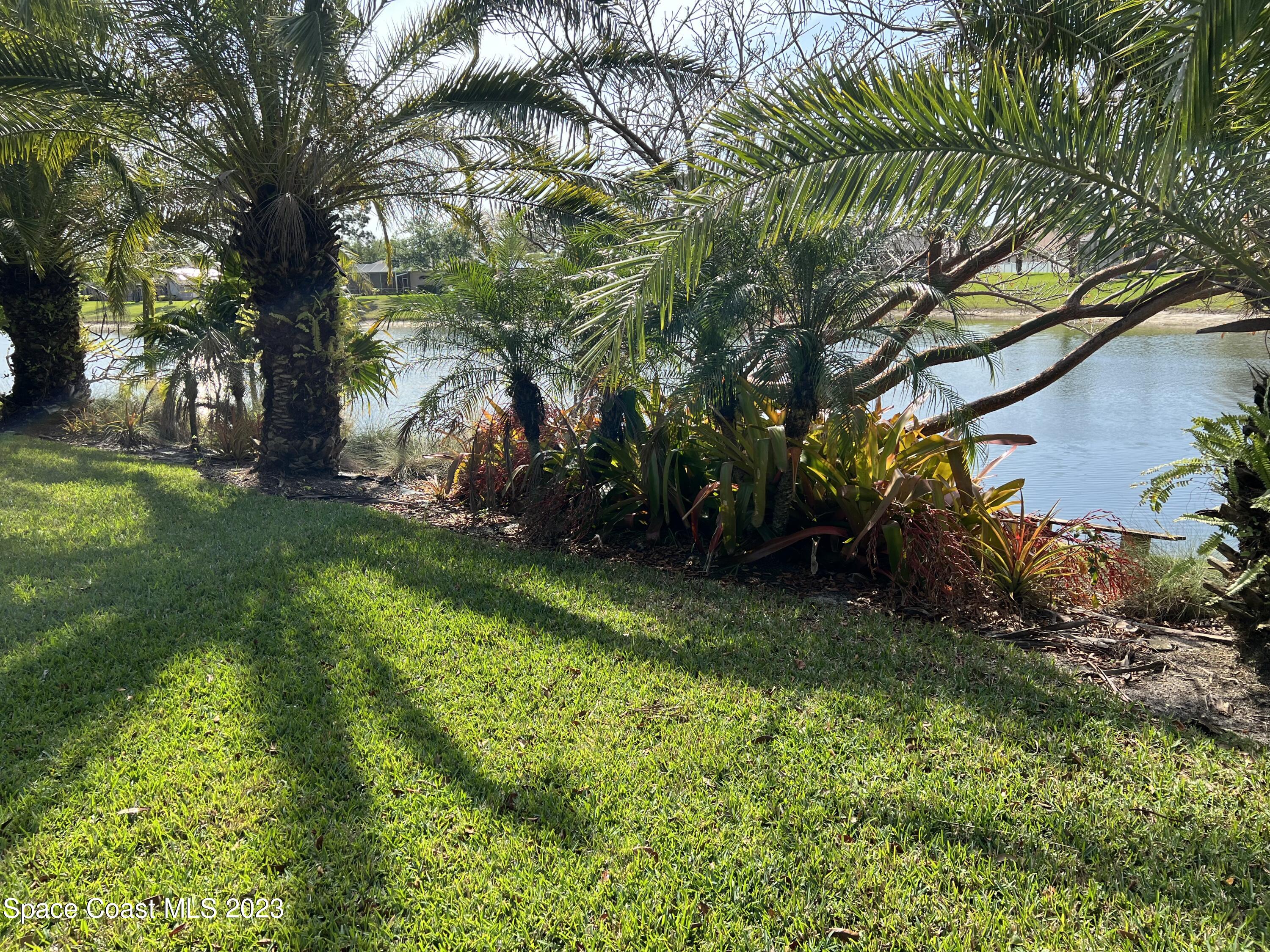 1840 Winding Ridge Circle Southeast Palm Bay, FL 32909 - Photo 34 of 41 a view of backyard with green space
