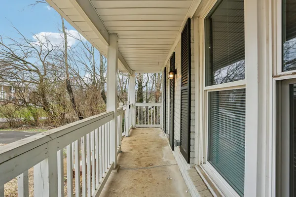 a view of a porch