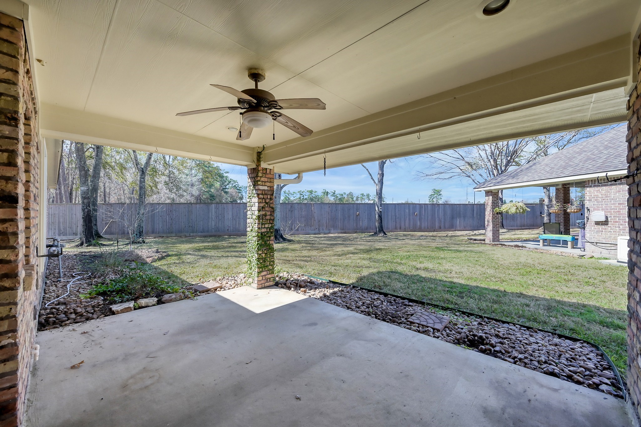 25536 Richards Road Spring, TX 77386 - Photo 36 of 44 Covered Backyard Patio!