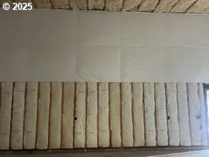 a view of wooden fence