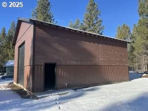 a backyard of a house