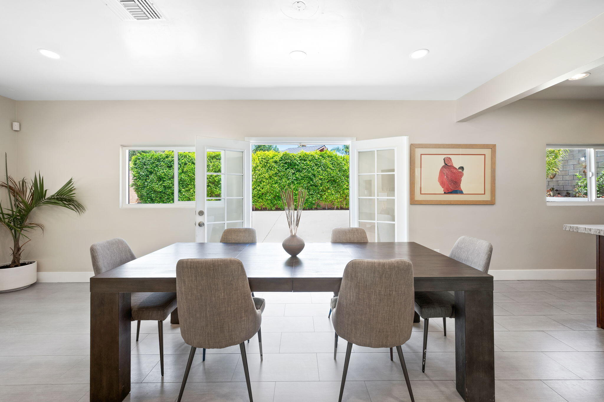 5905 Old Wheeler Road La Verne, CA 91750 - Photo 23 of 81 a view of a dining room with furniture and a potted plant