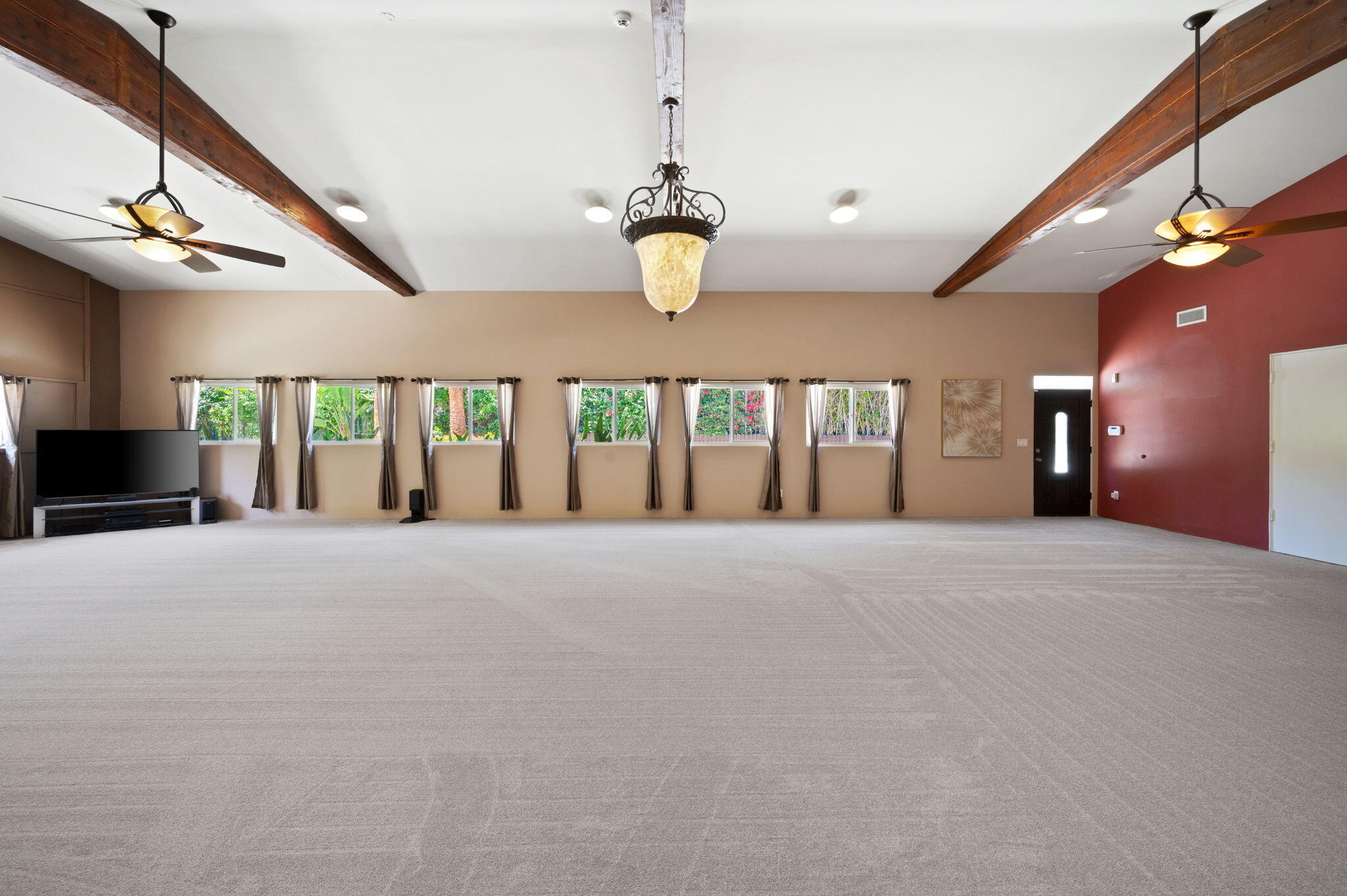 5905 Old Wheeler Road La Verne, CA 91750 - Photo 33 of 81 a view of an empty room with chandelier and kitchen view