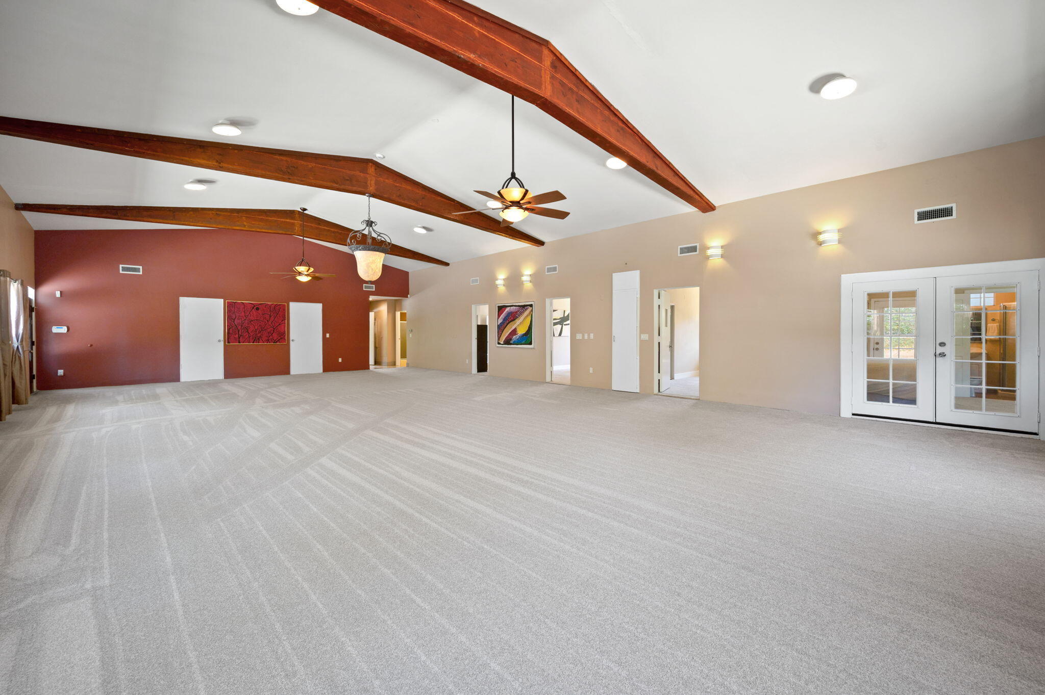 5905 Old Wheeler Road La Verne, CA 91750 - Photo 35 of 81 a view of a hallway with a large mirror