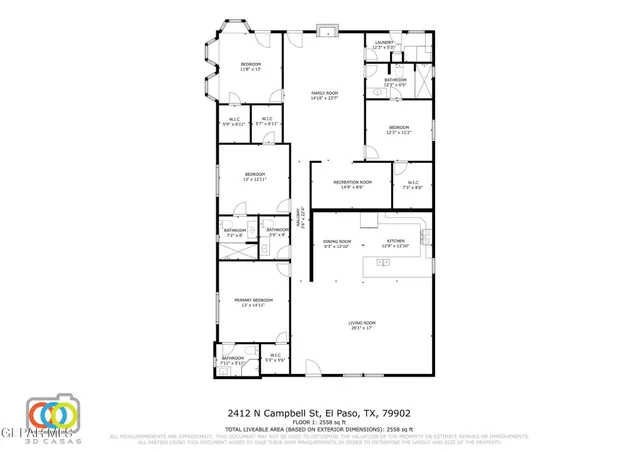 $448,000 | 2412 North Campbell Street, El Paso, TX 79902