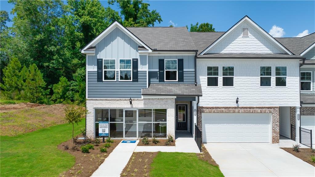 a view of a house with garden