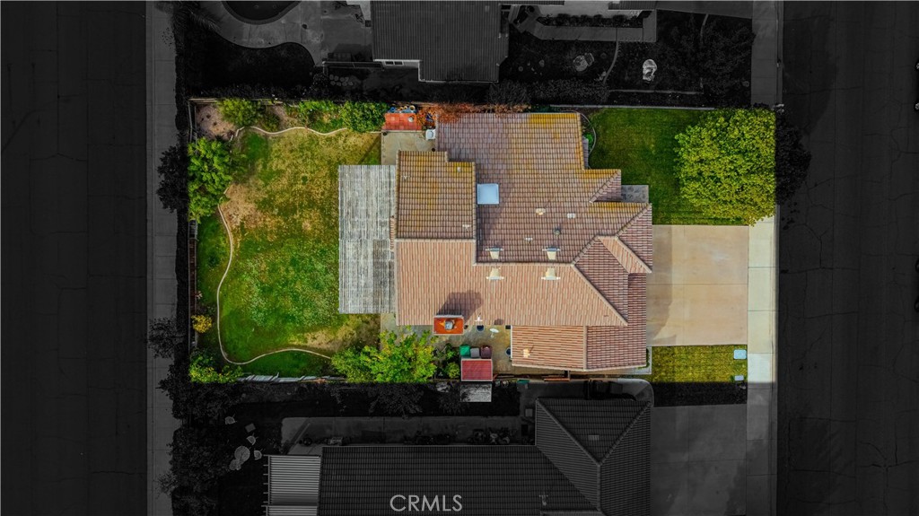 25497 Blackwood Road Murrieta, CA 92563 - Photo 3 of 44 an aerial view of a house with a yard