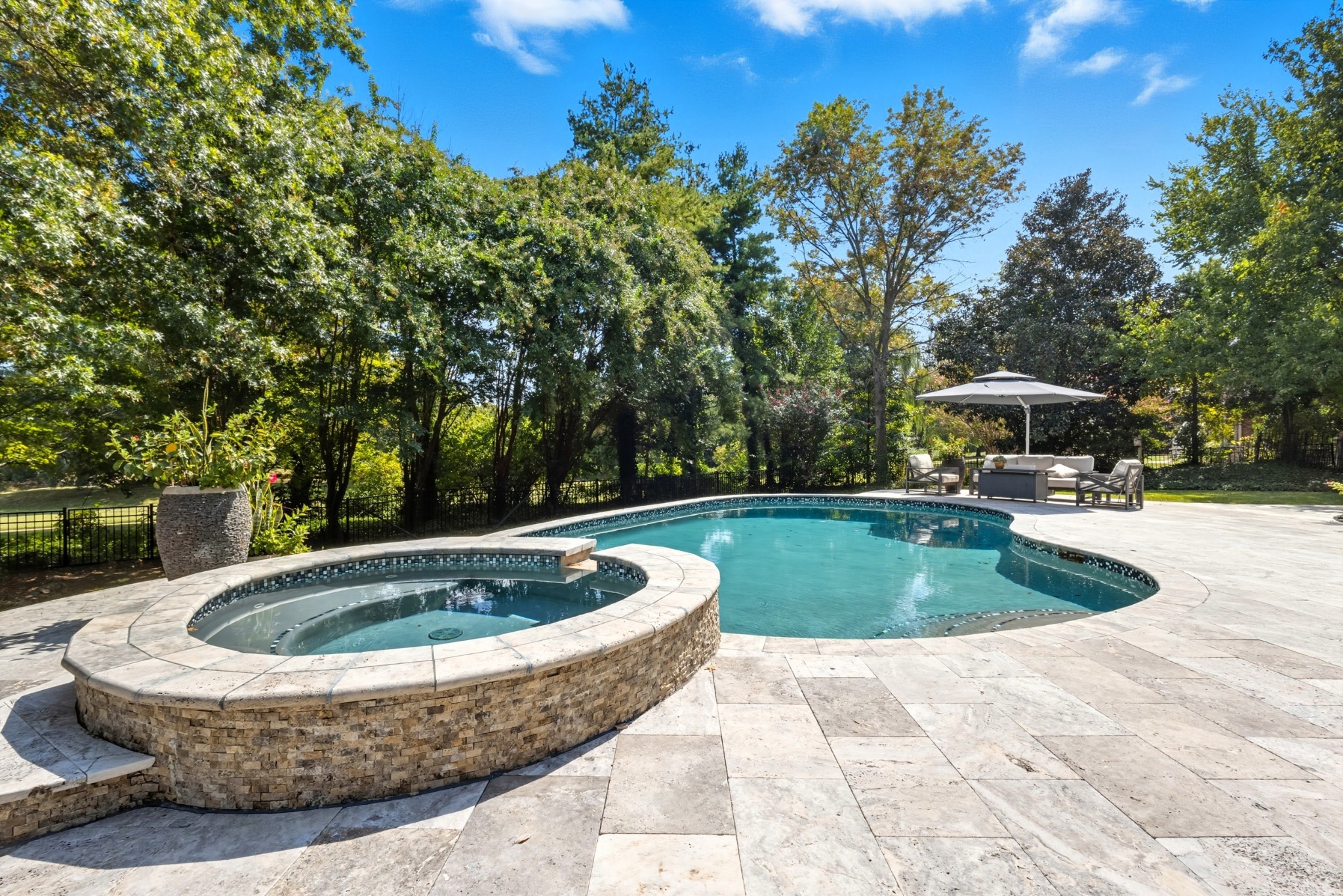 700 Princeton Hills Drive Brentwood, TN 37027 - Photo 37 of 42 a view of outdoor space yard swimming pool and patio