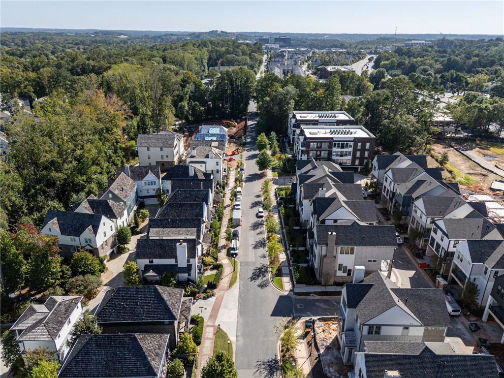 135 Alcovy Terrace Alpharetta, GA 30009 - Photo 6 of 56 an aerial view of multiple house