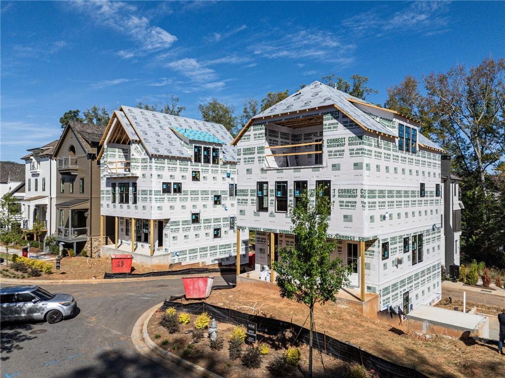 135 Alcovy Terrace Alpharetta, GA 30009 - Photo 10 of 56 a view of multiple houses with a street