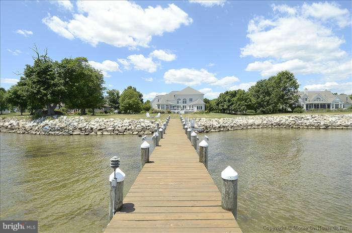2805 Cox Neck Road Chester, MD 21619 - Photo 28 of 30 a view of a lake with a large mountain