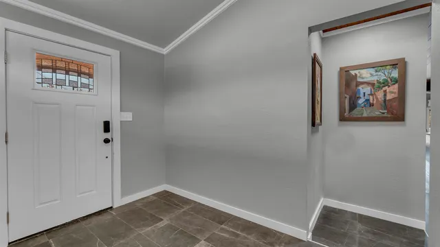 a view of an empty room