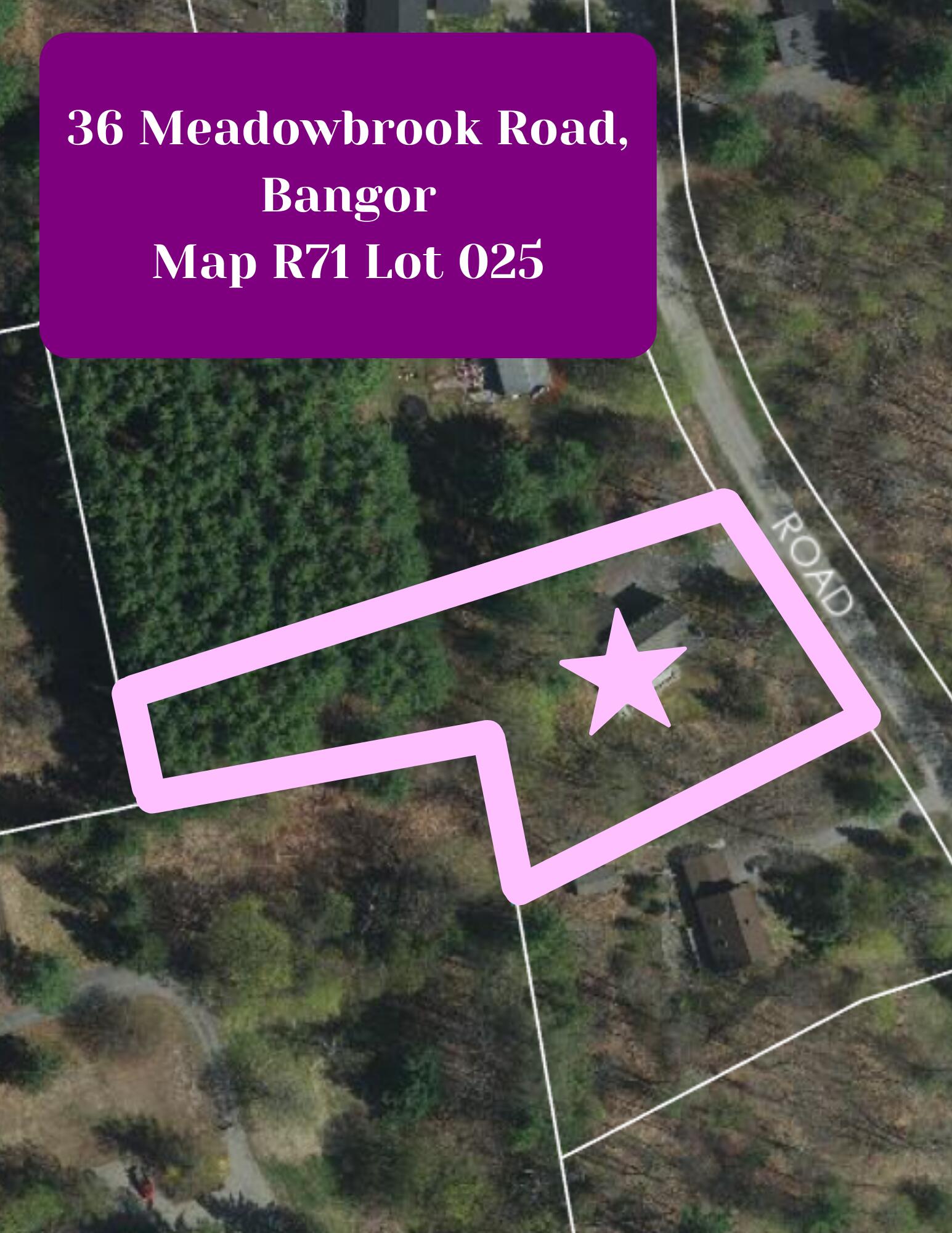 36 Meadowbrook Road Bangor, ME 04401 - Photo 72 of 72 36 Meadowbrook Road MAP