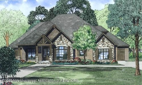 4630 Balterson Loop South Olive Branch, MS 38654 - Photo 1 of 3 CHARLESTON FRONT ELEVATION