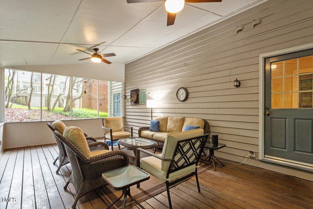 12329 Whartons Way Raleigh, NC 27613 - Photo 19 of 51 a dining room with furniture and wooden floor