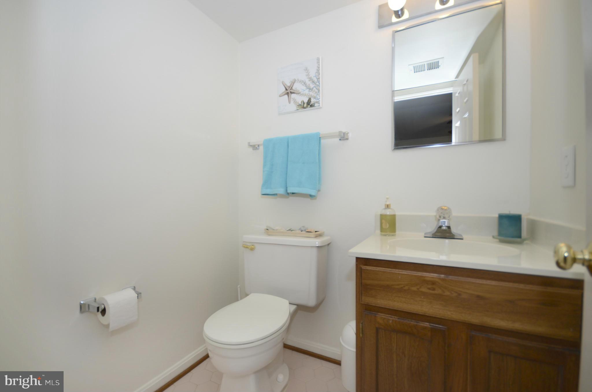 3612 Briars Road Brookeville, MD 20833 - Photo 8 of 21 a bathroom with a toilet sink and mirror