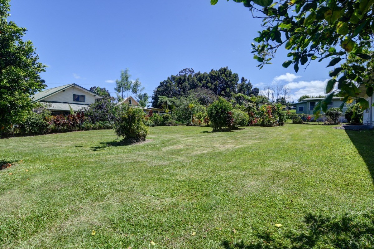 50 B Malaai Road Hilo, HI 96720 - Photo 8 of 30 a view of a garden with a building in the background