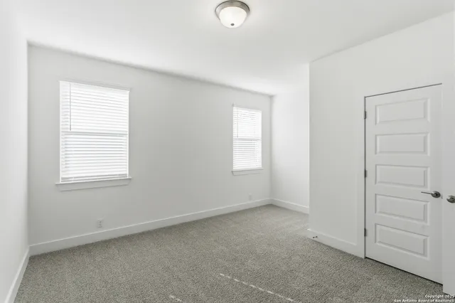 a view of an empty room