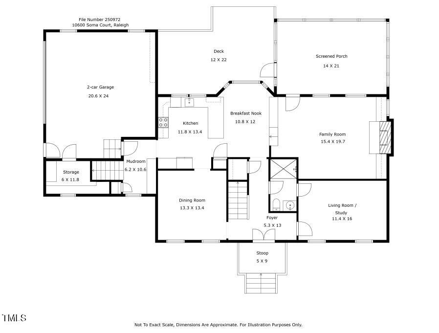 10600 Soma Court Raleigh, NC 27613 - Photo 68 of 70 first floorplan jpg