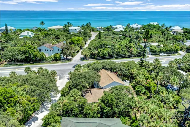 a view of a garden with an outdoor space