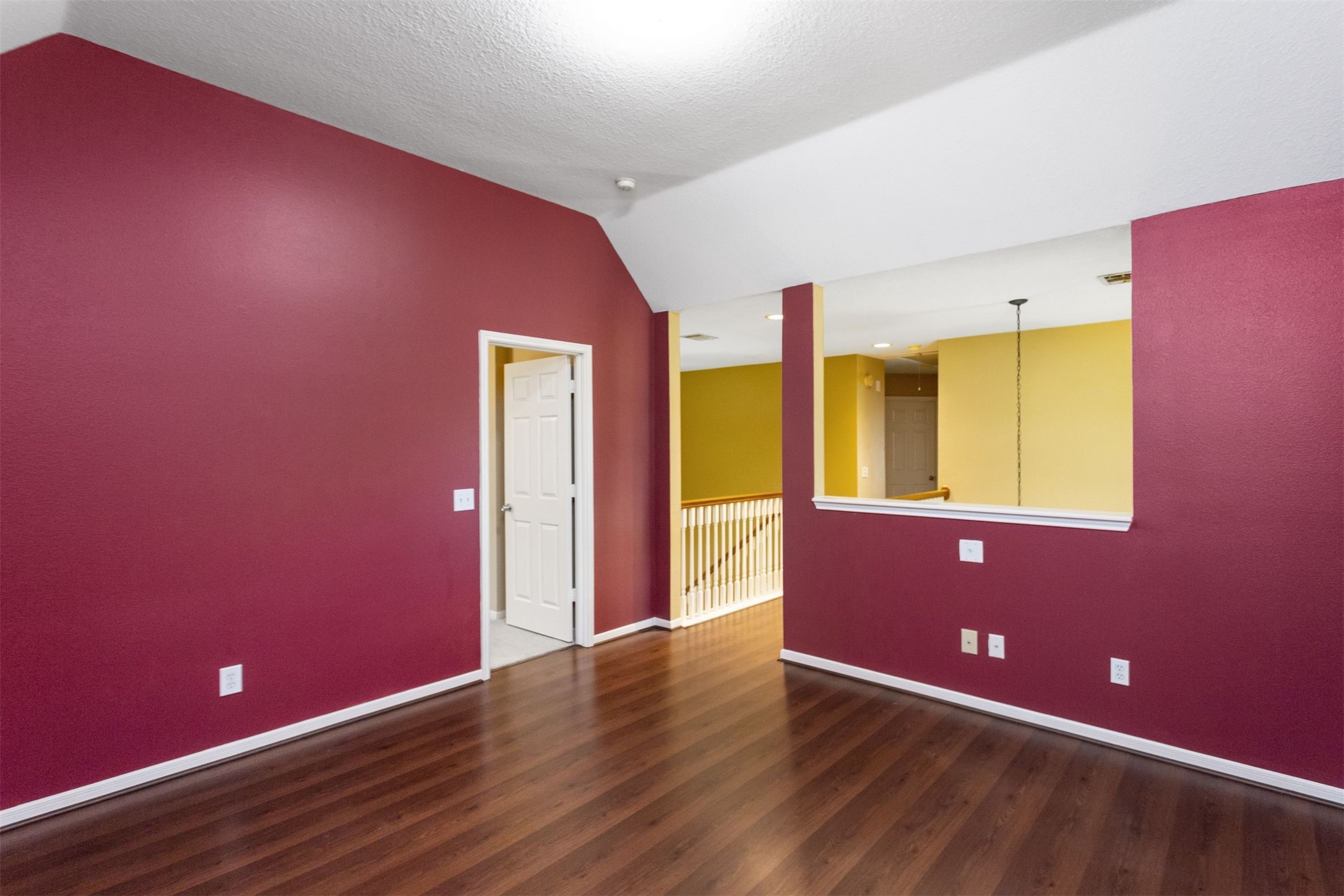 9818 Mossy Tree Lane Houston, TX 77064 - Photo 19 of 28 a view of a livingroom with wooden floor