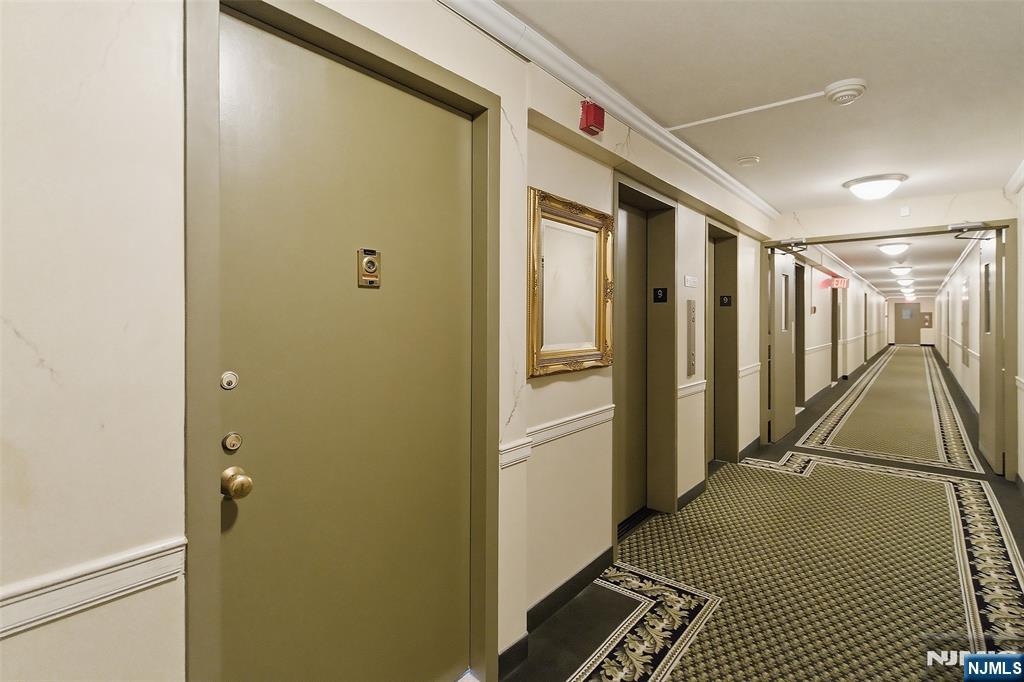301 Beech Street, Unit 9K Hackensack, NJ 07601 - Photo 6 of 24 a view of entryway with wooden floor