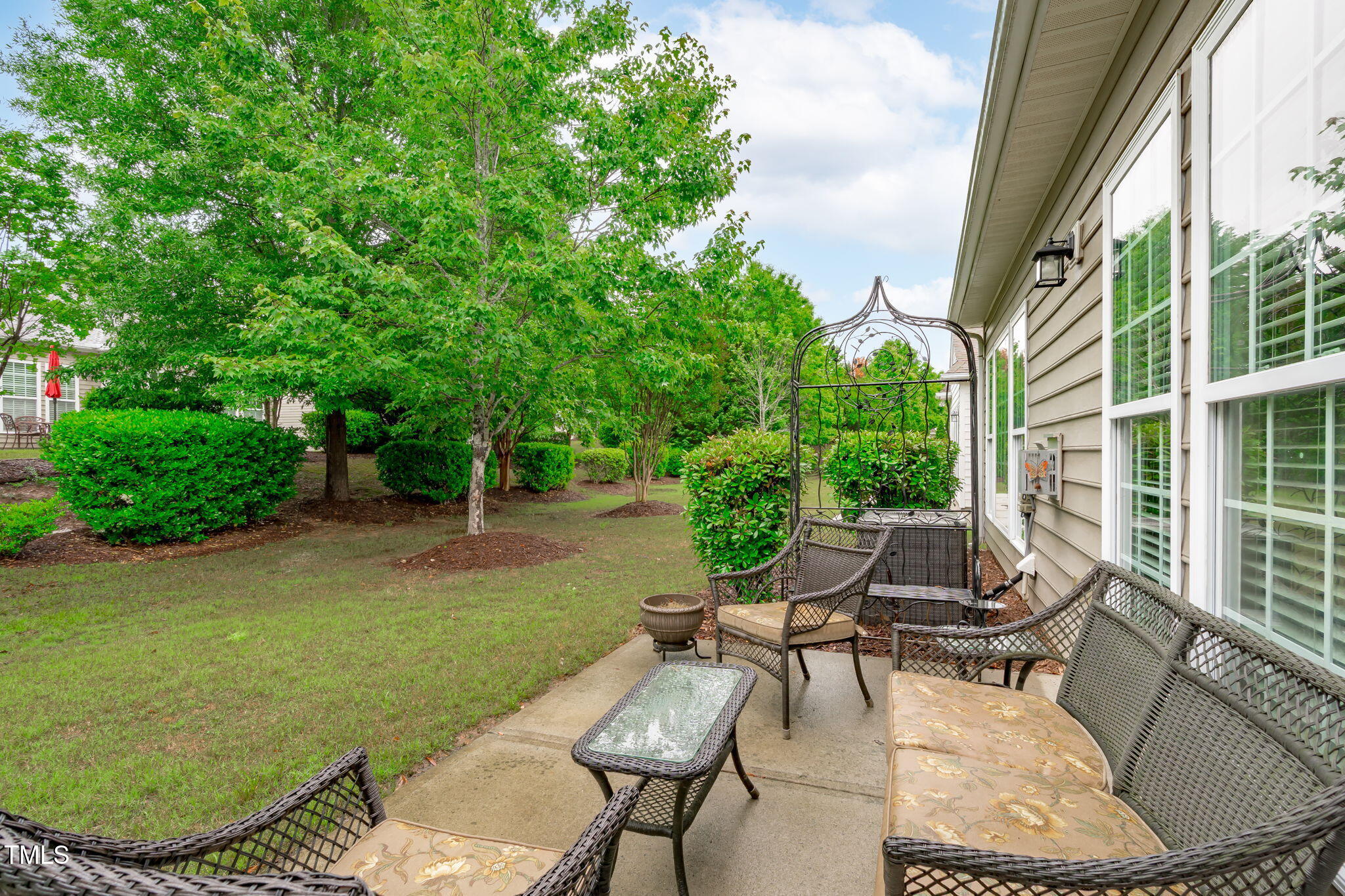 208 Beckingham Loop Cary, NC 27519 - Photo 39 of 47 a view of an outdoor sitting space