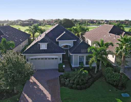 Aerial View - Prime golf course lot situated at end of cul-de-sac!