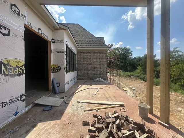 a view of front door