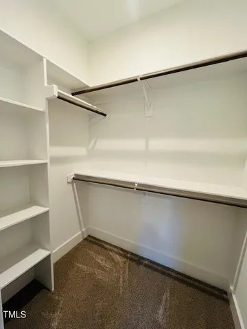 a close view of closet
