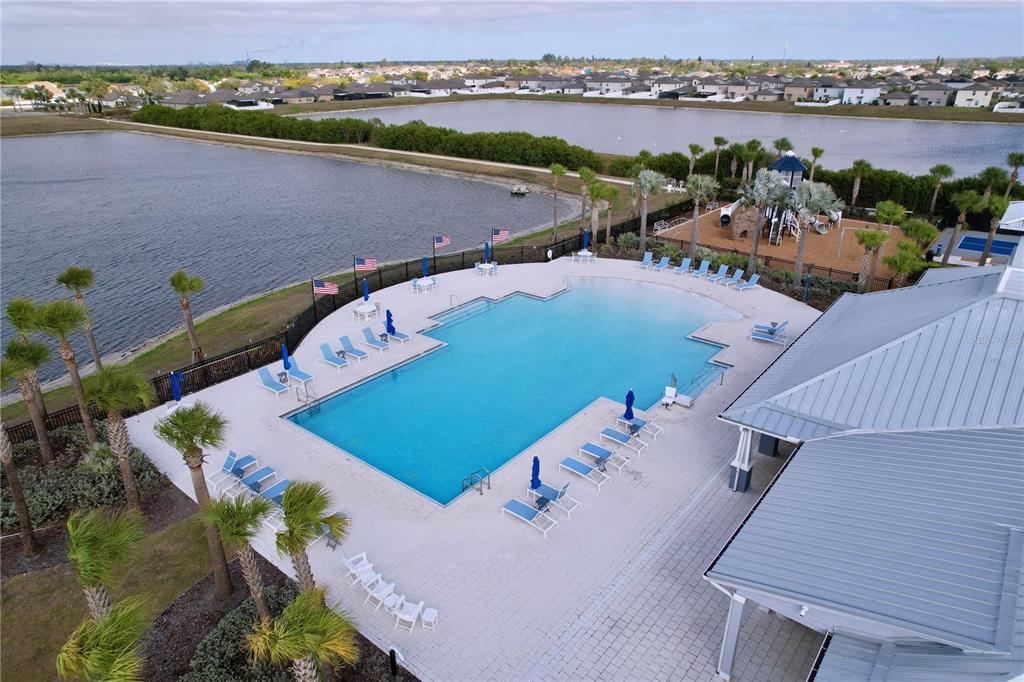 472 6th Avenue Northwest Ruskin, FL 33570 - Photo 89 of 96 an aerial view of a house with a outdoor space