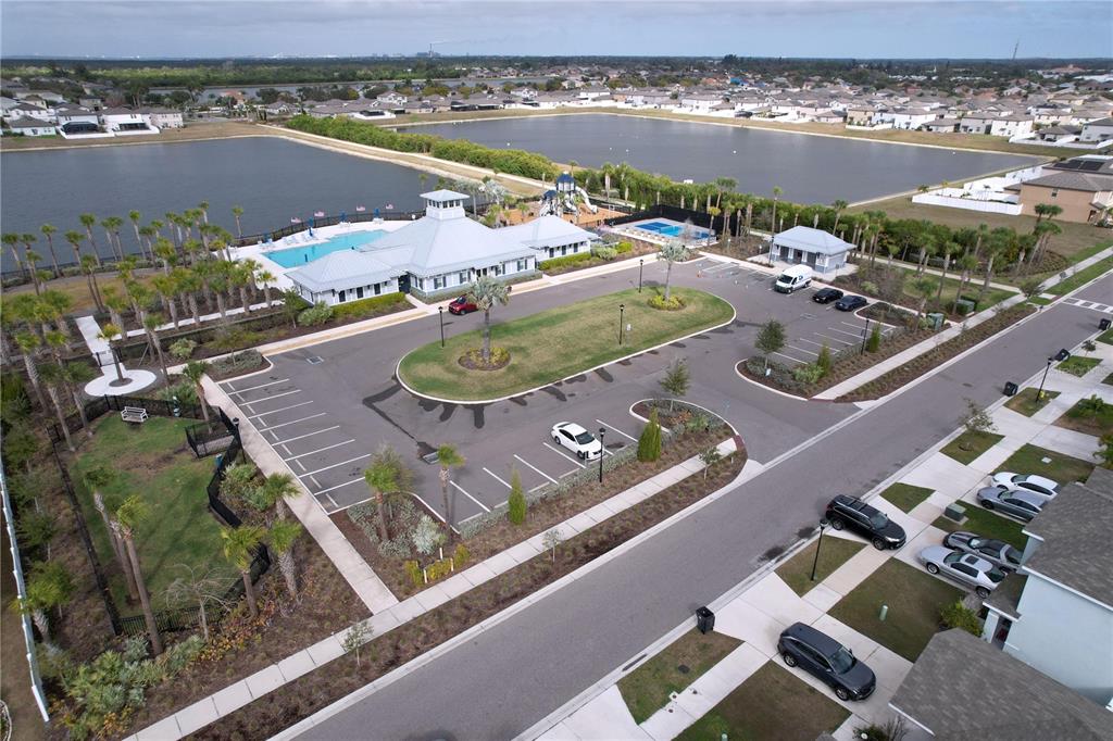 472 6th Avenue Northwest Ruskin, FL 33570 - Photo 93 of 96 an aerial view of a house with a ocean view