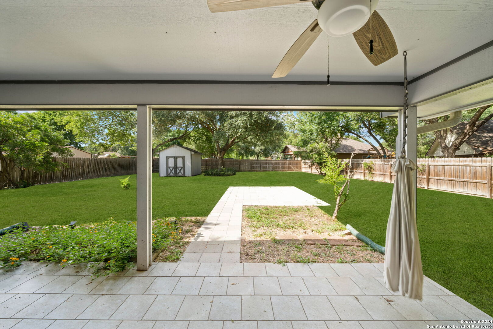 116 Bobwhite Trail Seguin, TX 78155 - Photo 18 of 23 a view of swimming pool with a yard