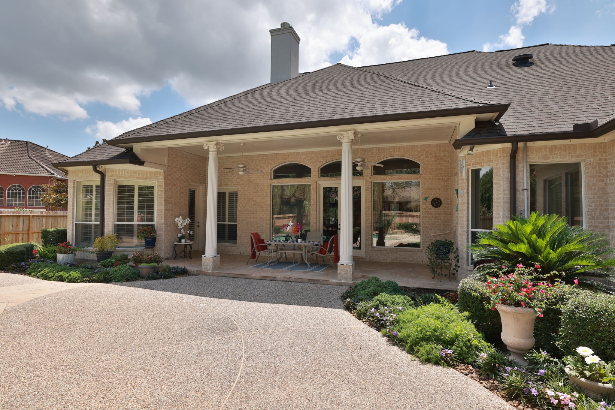 6610 Radley Drive Spring, TX 77379 - Photo 35 of 50 Fully covered patio for outdoor entertaining.