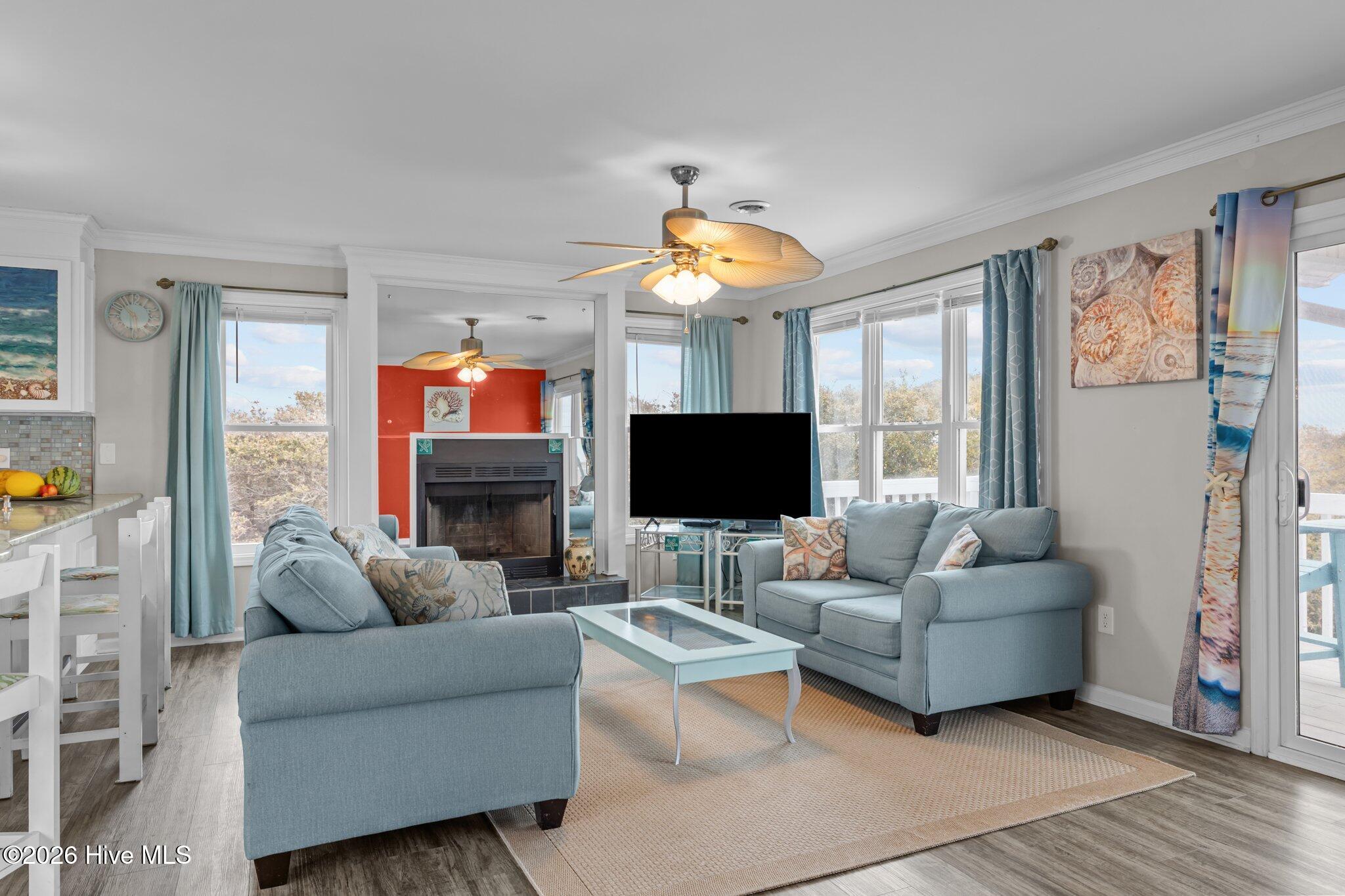 106 Azure Drive Emerald Isle, NC 28594 - Photo 27 of 71 Living area - top level