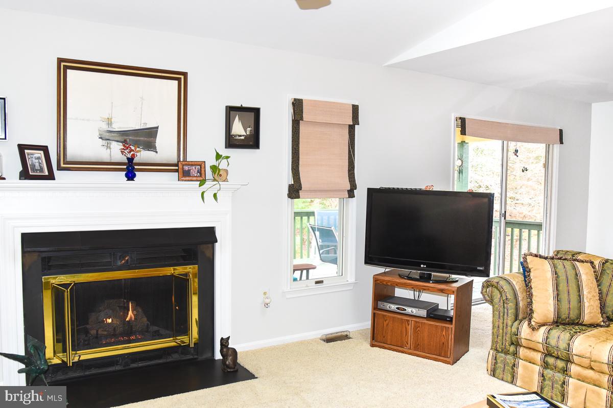 861 Rudder Way Annapolis, MD 21401 - Photo 6 of 37 Living room with fireplace