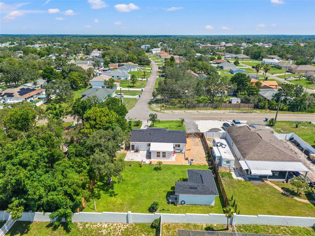 11487 Linden Drive Spring Hill, FL 34608 - Photo 36 of 42 an aerial view of a house with a garden