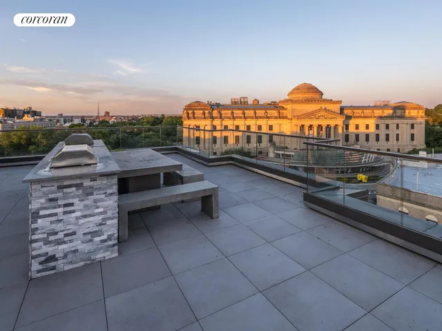 a view of a terrace with sitting area